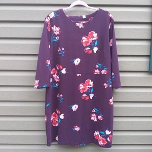 Old Navy XXL Purple Floral Dress